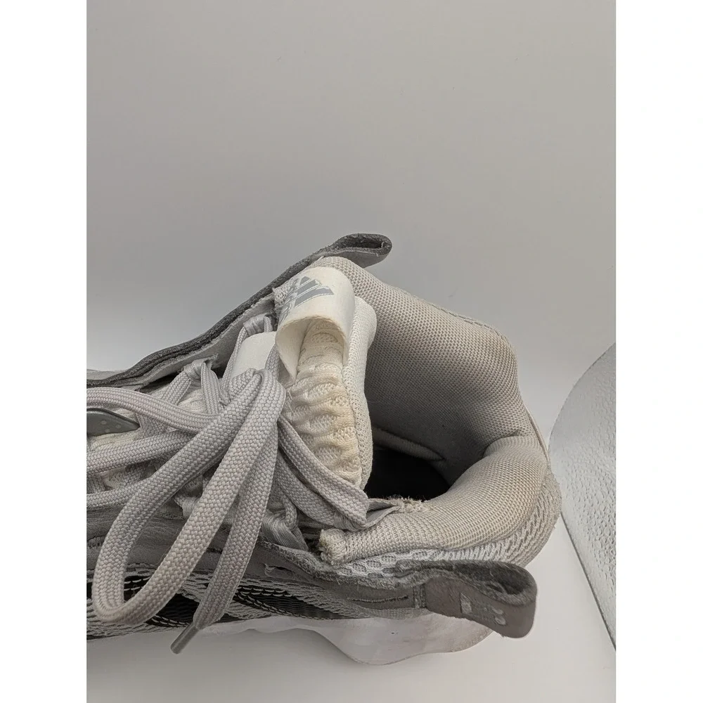 Adidas Exhibit B Mid Basketball Shoes Gray White Mens Size 11 AGY8983